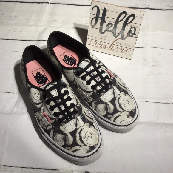 vans digi roses
